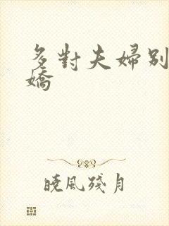 多对夫妇别墅群娇