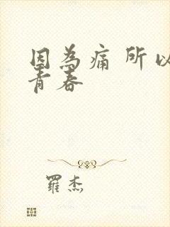 因为痛 所以叫青春