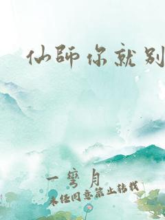 仙师你就别装了