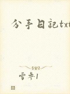 分手日记txt