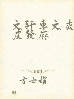 文轩车文爽到头皮发麻