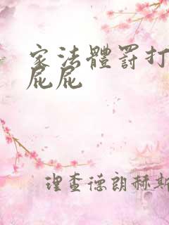 家法体罚打丫鬟屁屁