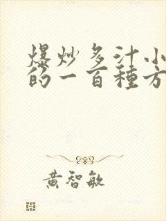 爆炒多汁小美人的一百种方法