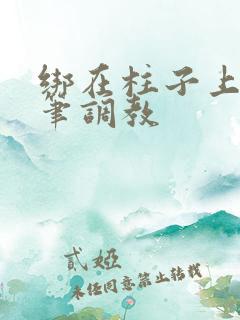 绑在柱子上用毛笔调教