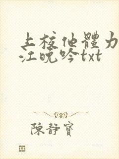 上校他体力太好江晚吟txt