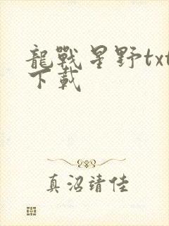 龙战星野txt下载