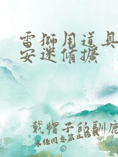 雷狮用道具玩哭安迷修扩