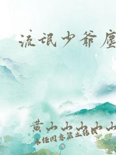 流氓少爷尘世游
