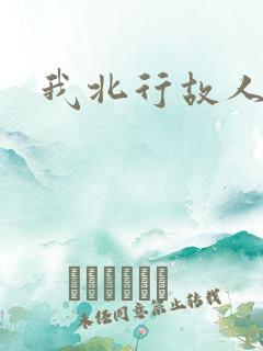 我北行故人南去