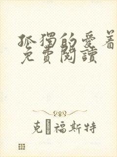 孤独的爱着全文免费阅读