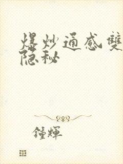 爆炒通感双胞胎隐秘