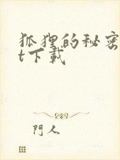 狐狸的秘密txt下载