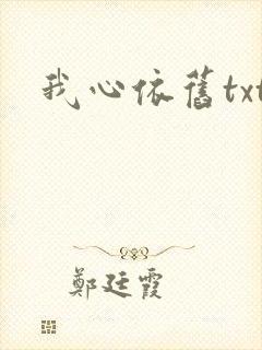 我心依旧txt