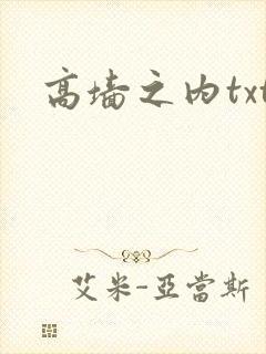 高墙之内txt