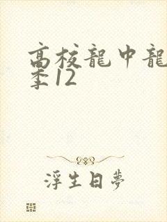 高校龙中龙第二季12