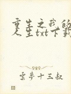 重生之我的书记人生txt下载