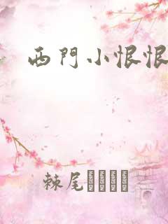 西门小恨恨