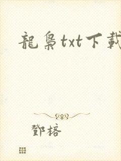 龙枭txt下载