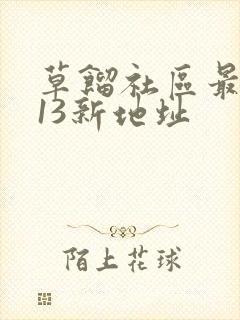 草馏社区最2013新地址