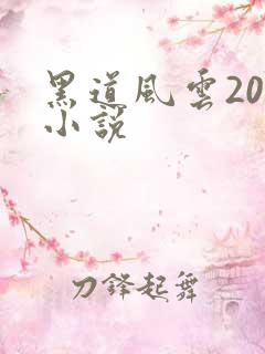 黑道风云20年小说