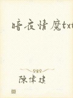 暗夜情魔txt