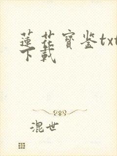 莲花宝鉴txt下载