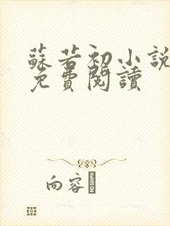 苏若初小说全文免费阅读