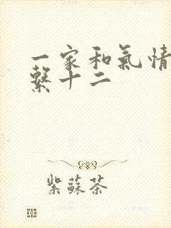 一家和气情乱关系十二