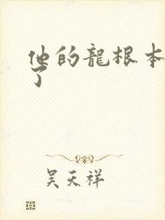 他的龙根本太大了