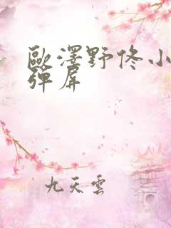 欧泽野佟小曼无弹屏