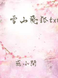 雪山飞狐txt