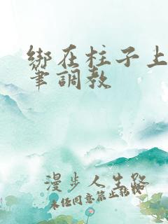 绑在柱子上用毛笔调教