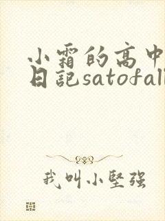 小霜的高中成长日记satofall