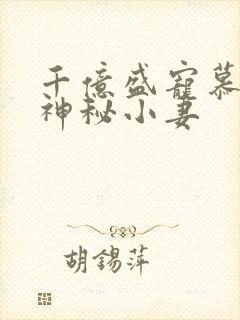 千亿盛宠慕少的神秘小妻