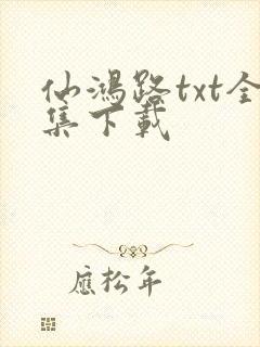 仙鸿路txt全集下载