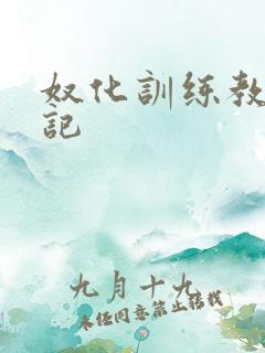 奴化训练教程日记