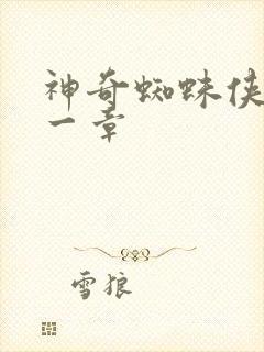 神奇蜘蛛侠第十一章