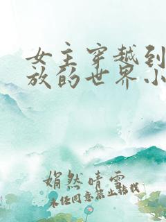 女主穿越到很开放的世界小说