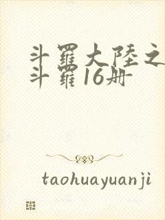 斗罗大陆之终极斗罗16册