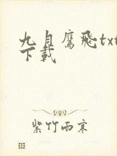 九月鹰飞txt下载