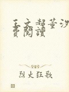 王文超董汐瑜免费阅读