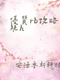 优质rb攻略系统h