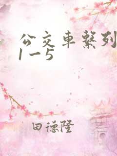 公交车系列合集1一5