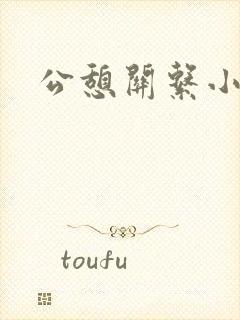 公憩关系小说