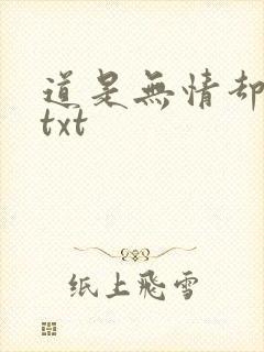 道是无情却有情txt