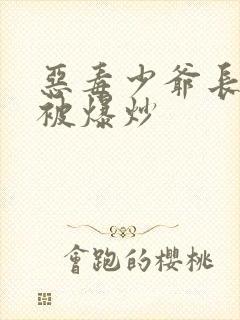 恶毒少爷长大后被爆炒