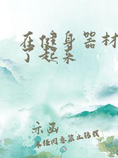 在健身器材上做了起来