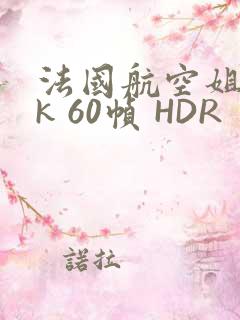 法国航空姐 4k 60帧 HDR