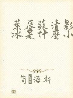 叶辰苏清影秦若冰是什么小说