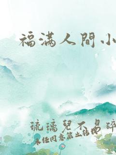 福满人间小说